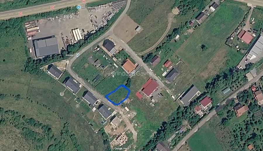 Teren intravilan de vanzare, 620 mp, rural Mera jud Cluj