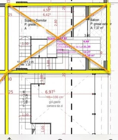 Penthouse cu 2 camere semidecomandat în Gheorgheni