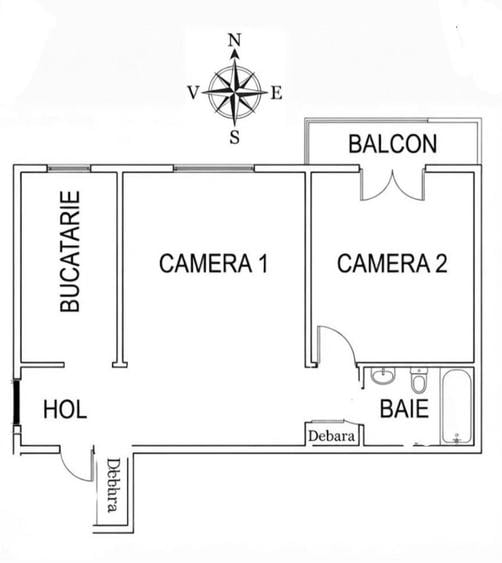 De vanzare: Apartament luminos de 52 mp cu panorama superba in zona exclusivista (Iulius Mall / Str. Borsec) - 1