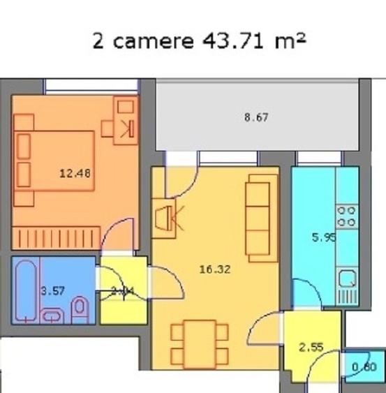 Inchiriere ap. 2 camere Bd. Constructorilor - 1