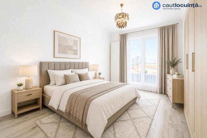 Apartament cu 3 camere decomandat în Obor