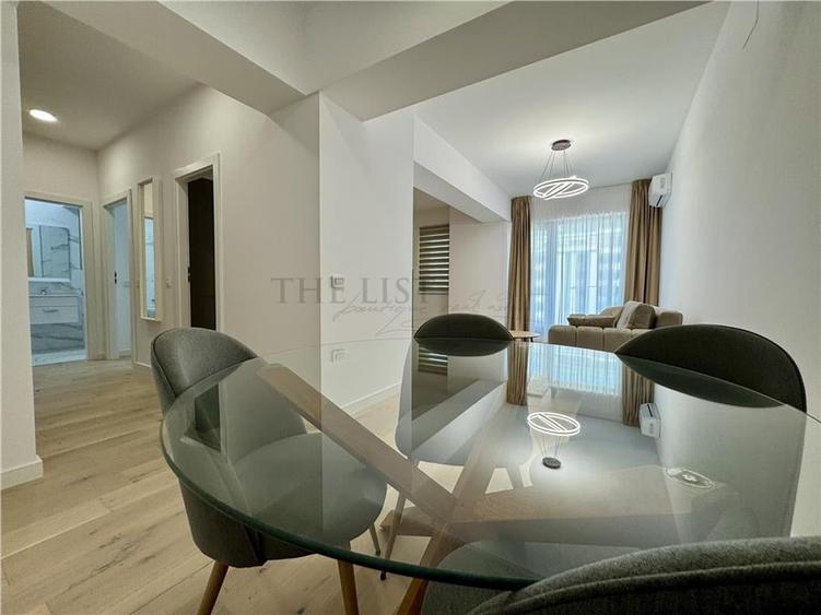 Apartament cu 2 camere semidecomandat, mobilat în Pipera — fotografia 3