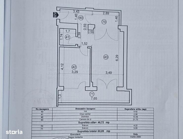 Apartament Eforie Nord 2 camere faleza vedere la mare - 16
