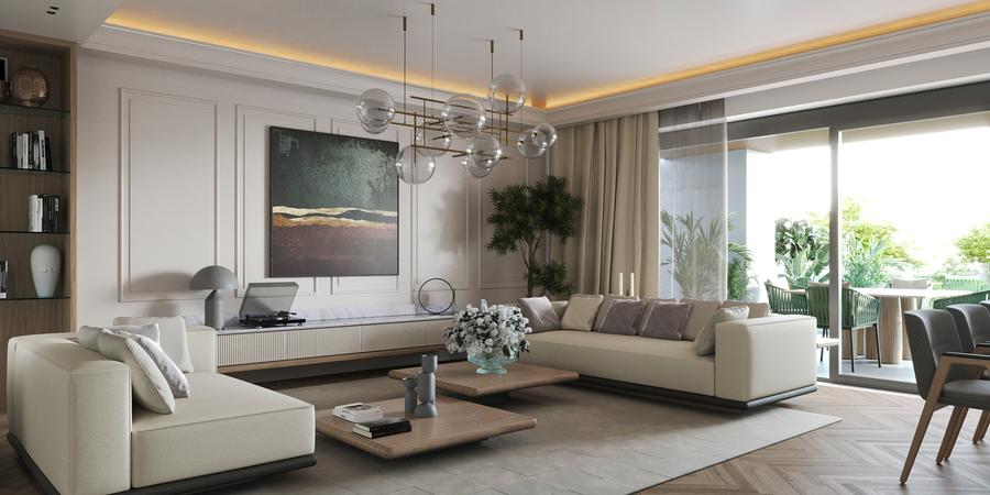 Penthouse cu 4 camere decomandat în Domenii
