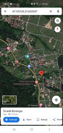 Teren de 1000 mp, în Bucium