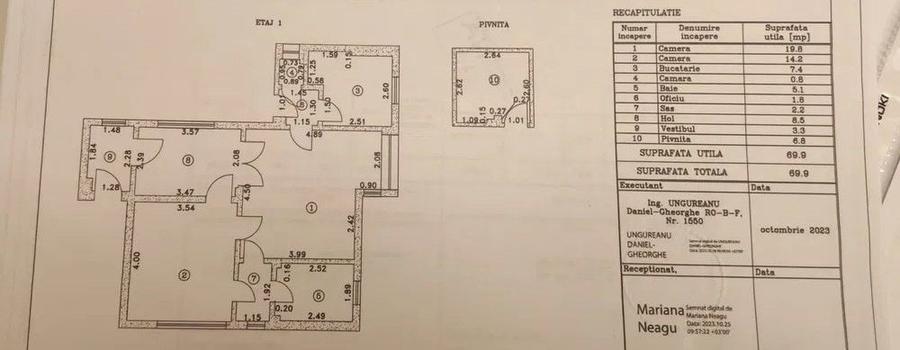 Apartament 2 camere + dressing – Mosilor - 5