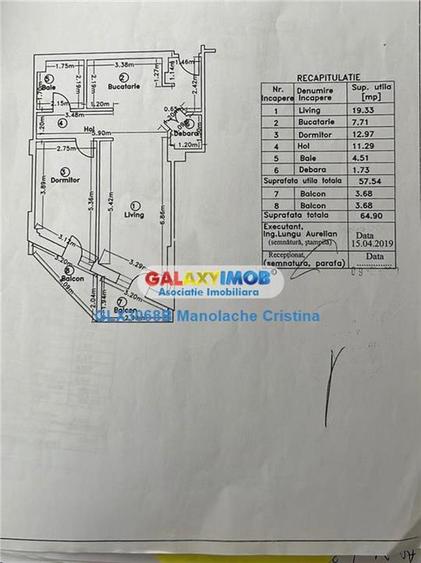 Apartament cu 2 camere decomandat, mobilat în Nord-Vest
