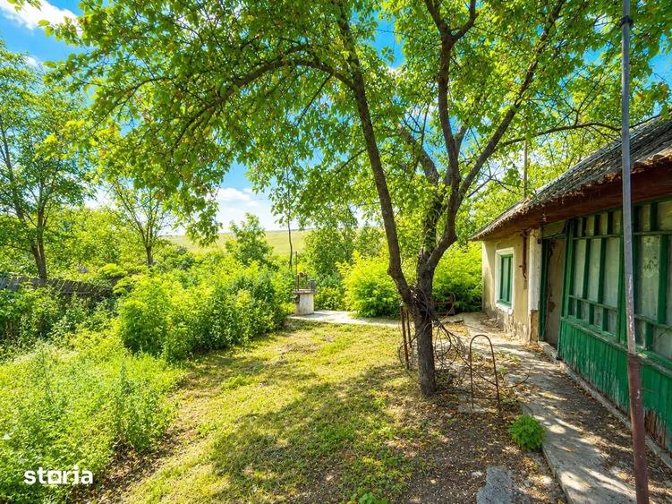 Casă cu 2 camere cu Teren 2000 Mp în Podu Roș