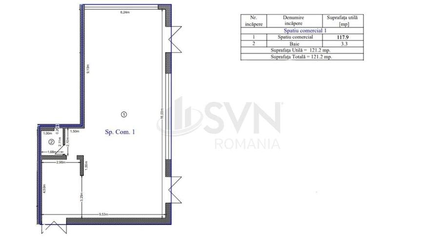 Spațiu comercial, de 100 mp, în Lujerului