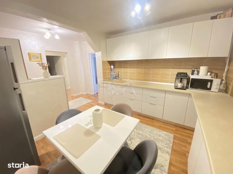 Apartament cu 3 camere decomandat, mobilat în Rahova