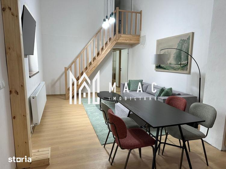 Apartament cu 3 camere, mobilat în Central