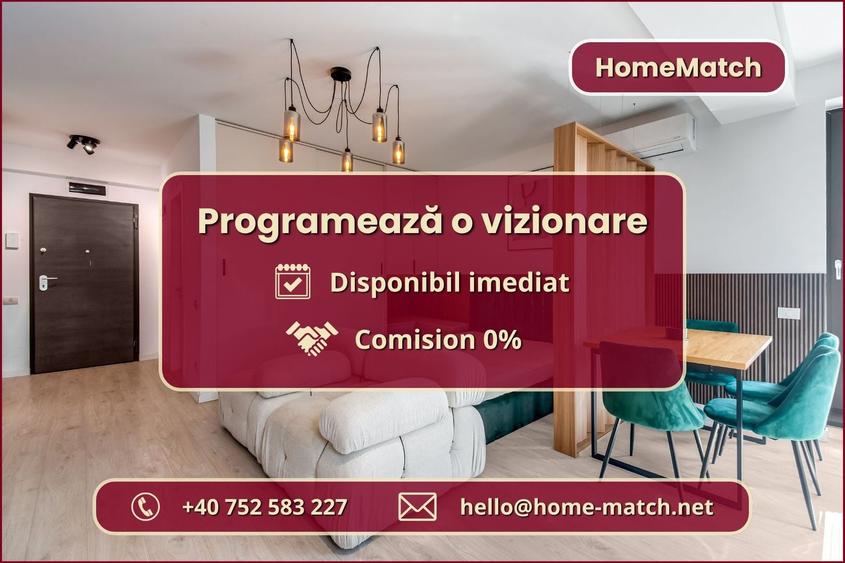Garsonieră decomandată, mobilată în Pipera