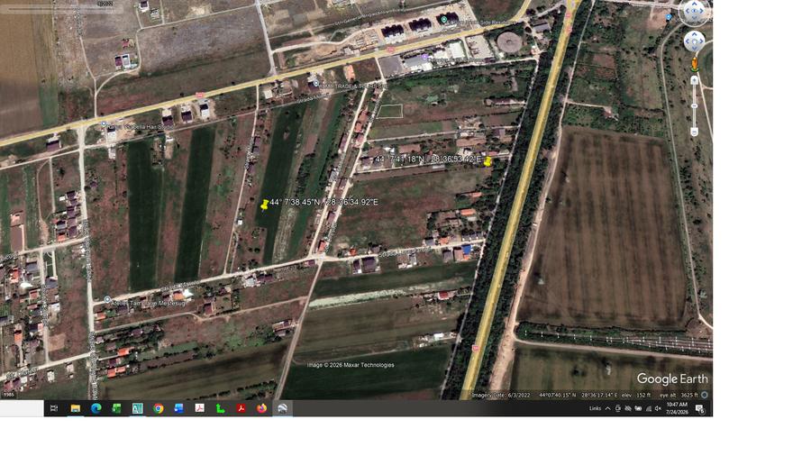 Teren Construcții intravilan de 364 mp, în Lazu