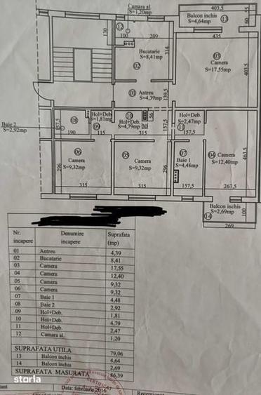 Apartament cu 4 camere decomandat în 6 Vânători