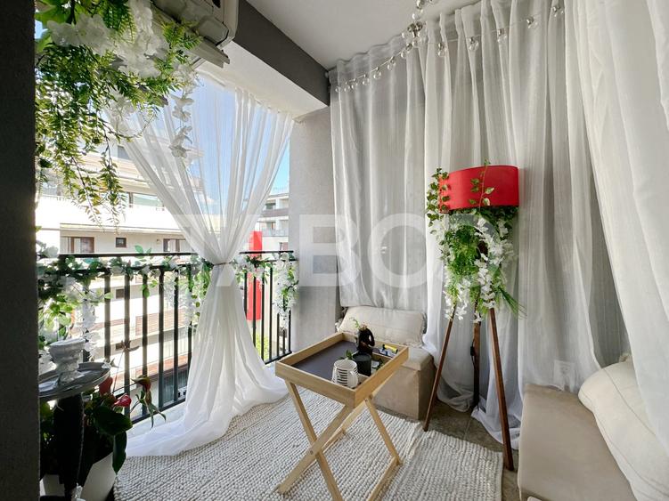 Apartament cu 2 camere semidecomandat, mobilat în Bună Ziua