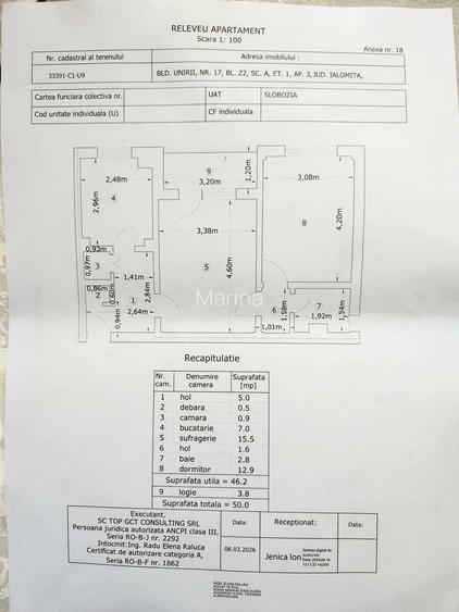 Vand apartament 2 camere Bld. Unirii, Etaj 1, Langa Colegiul National Mihai Viteazul (Centrala proprie & Termopan)