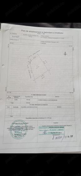 Teren de 419 mp, în Cumpăna
