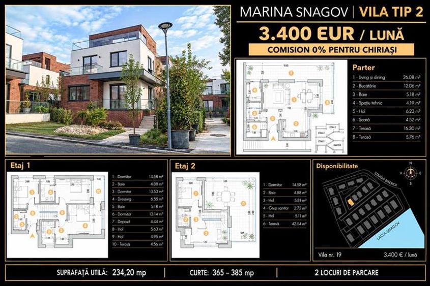 Casă individuală cu 4 camere cu Piscina în Snagov