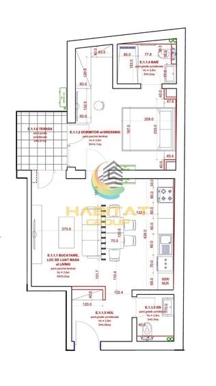 Apartament cu 2 camere semidecomandat în Unirii