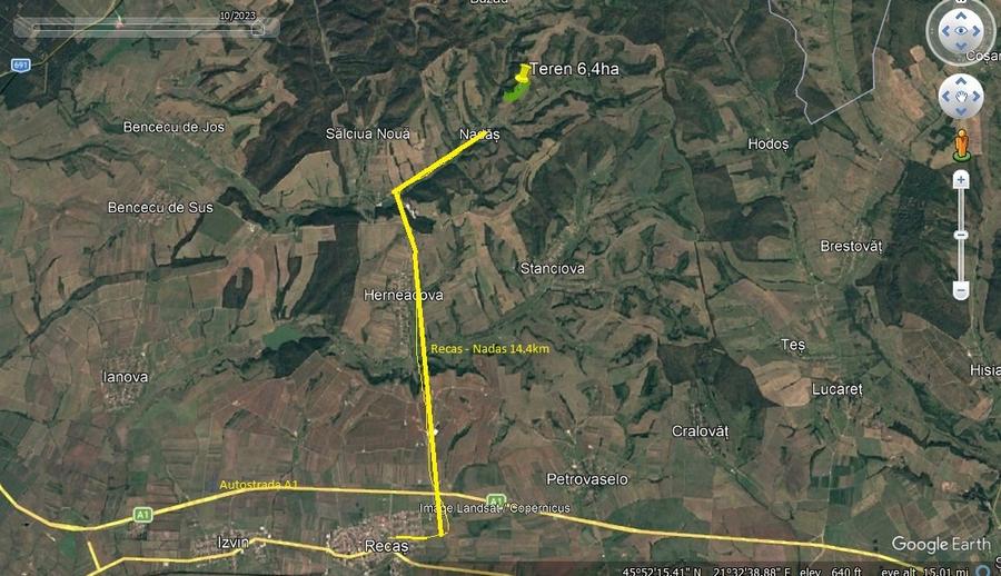 Teren agricol extravilan de 64000 mp, în Central