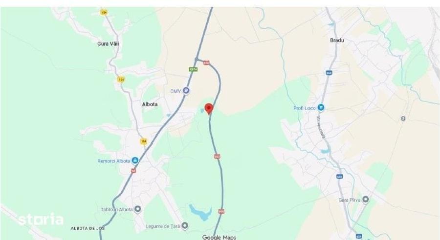 Teren de 2950 mp, în Albota