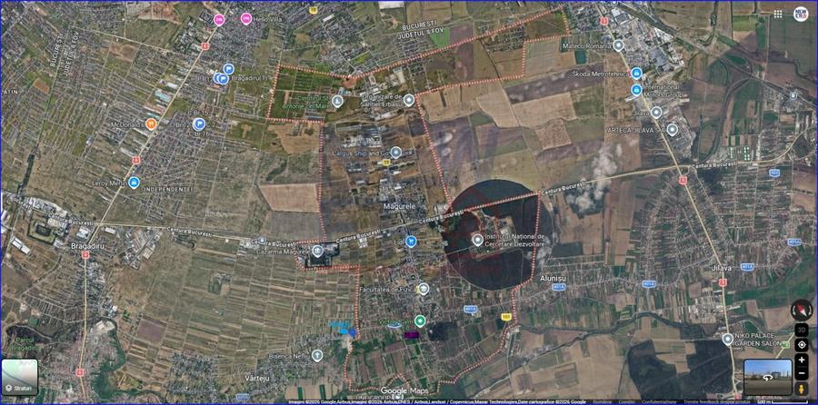 Teren Construcții intravilan de 2896 mp, în Măgurele