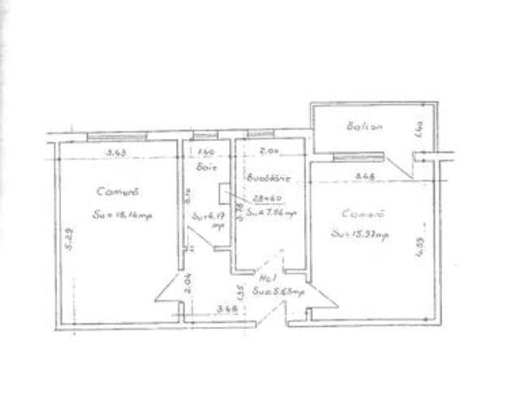 Apartament 2 camere cota parte 3/16, Iasi, ID: R3116890 - 2