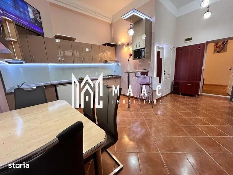 Apartament cu 3 camere decomandat, mobilat în Central