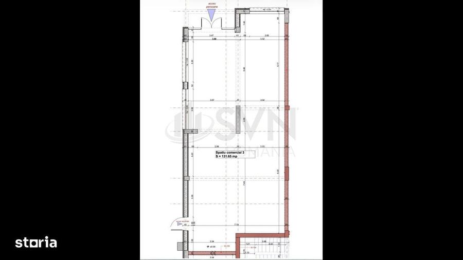 Spațiu comercial, de 132 mp, în Odăi