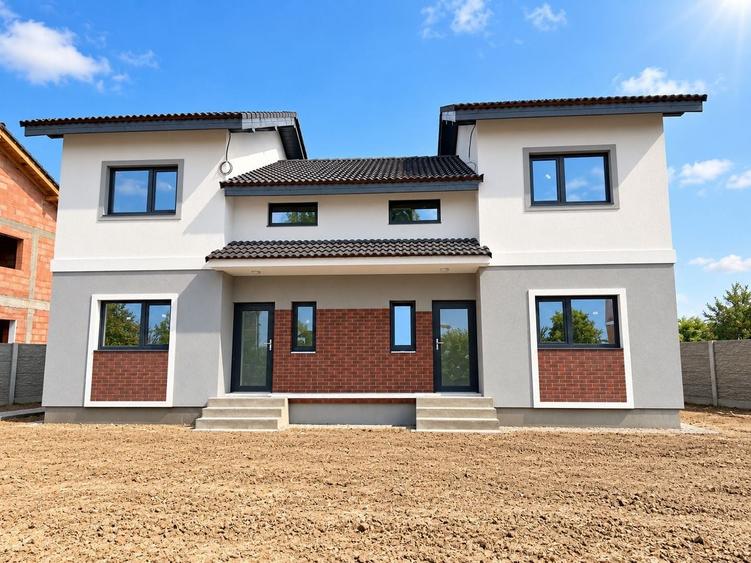 Duplex cu 3 camere cu Canalizare în Moșnița Nouă