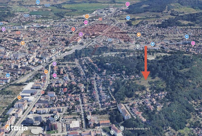 Teren de 15320 mp, în Central