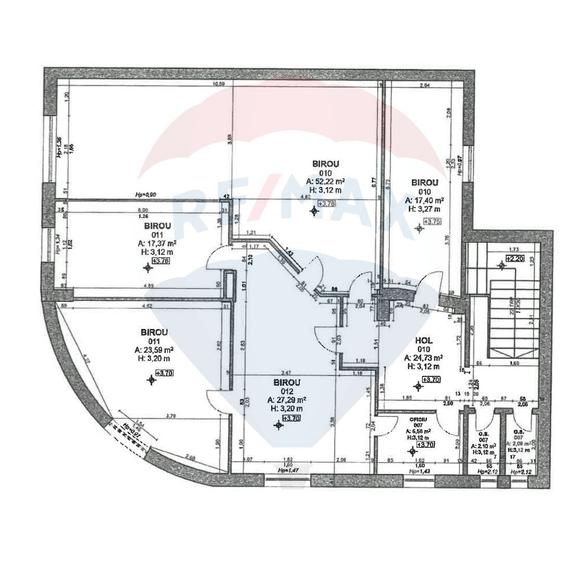 Spațiu comercial, de 358 mp, în Central