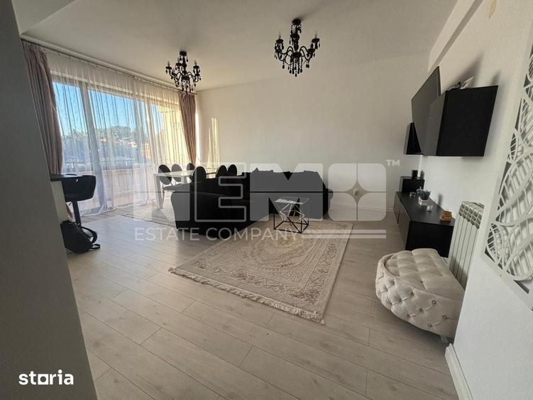 Apartament cu 3 camere decomandat, mobilat în Central