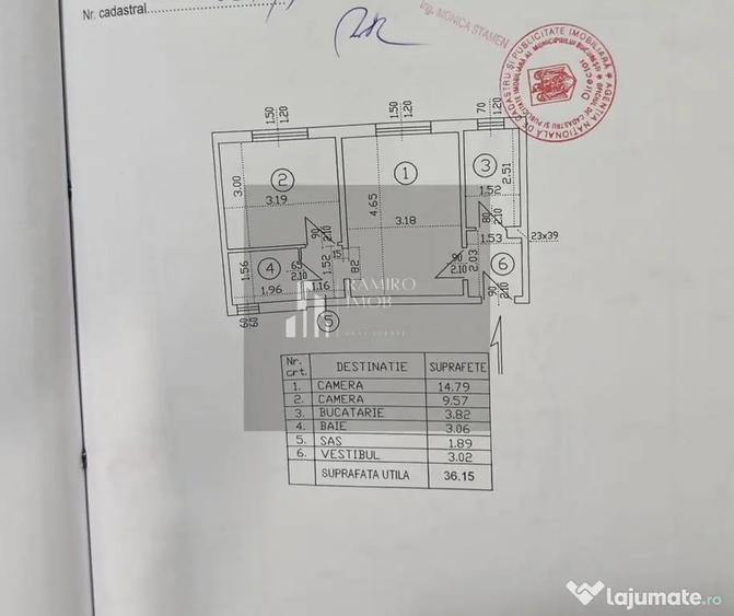 Apartament cu 2 camere semidecomandat în Brâncoveanu