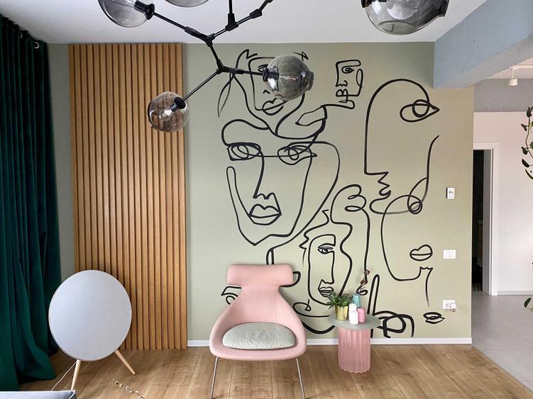 Apartament cu 2 camere nedecomandat, mobilat în Central