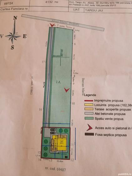 Teren de 468 mp, în Exterior Vest