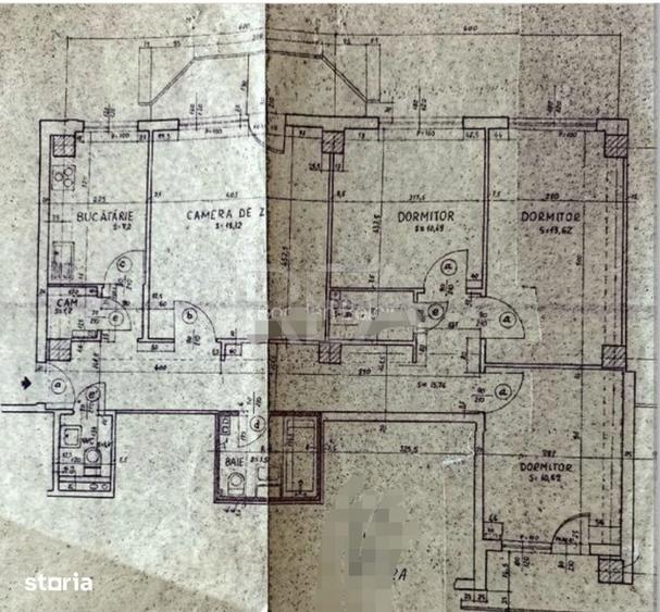 4 camere, 3/10, bloc 1979, 97 mp-Lujerului - 2