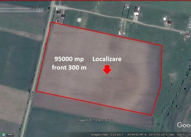 Teren agricol extravilan de 95000 mp, în Sânpetru