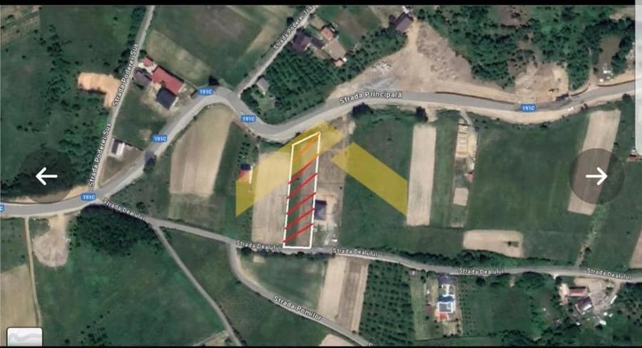Teren de 1980 mp, în Aghireș