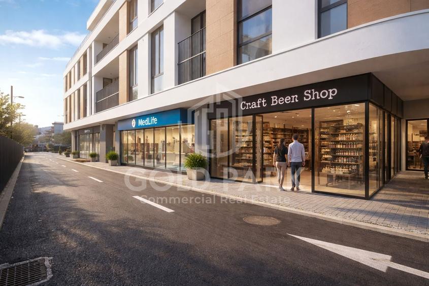 Spațiu comercial, de 75 mp, în Florești
