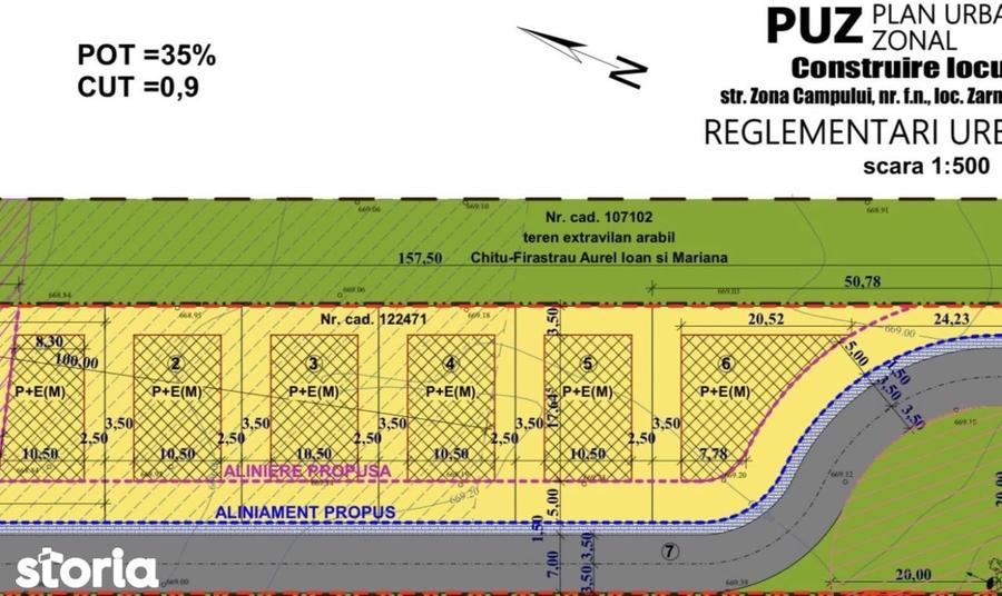 Teren de 650 mp, în Central
