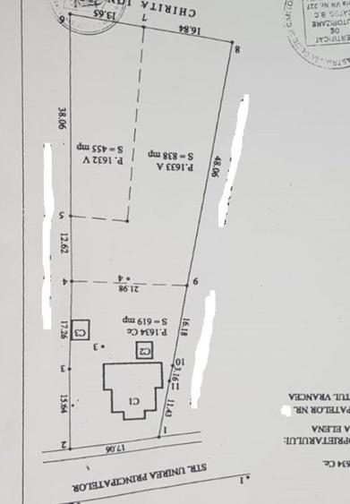 Teren Construcții intravilan de 1912 mp, în Central
