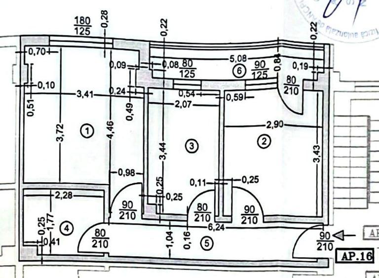 Apartament cu 2 camere semidecomandat, mobilat în Metalurgiei