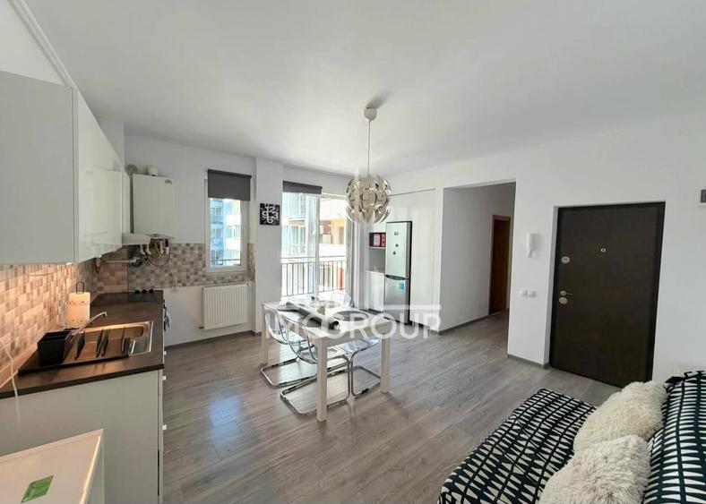 Apartament cu 2 camere semidecomandat, mobilat în Semicentral
