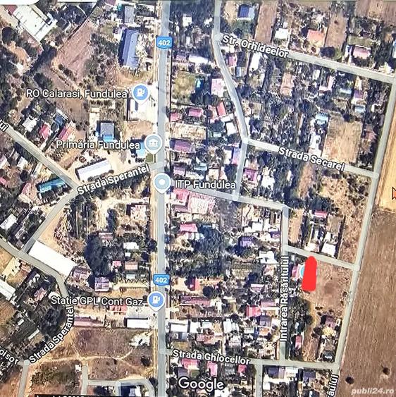 Teren de 1000 mp, în Central