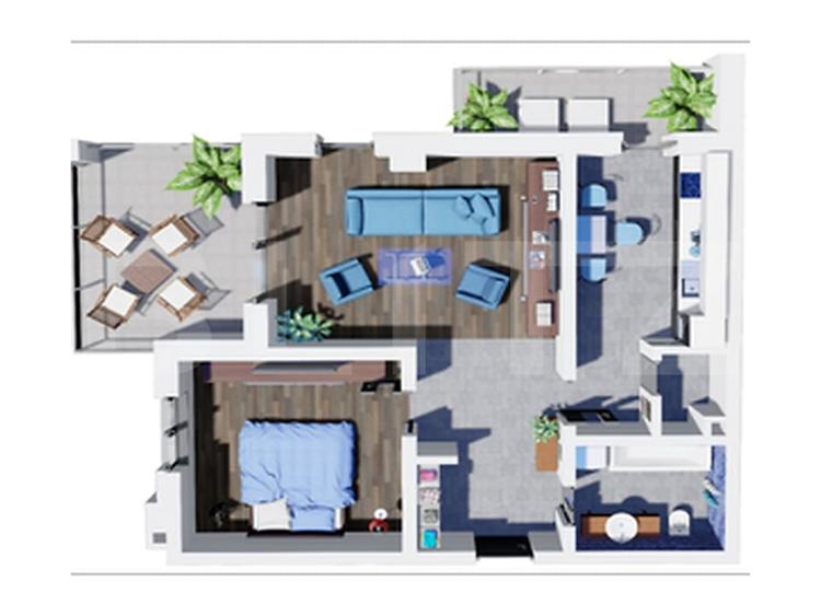 Apartament cu 2 camere decomandat în Livezeni