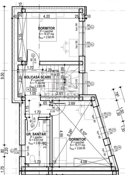 Duplex cu 4 camere cu Canalizare în Câmpului