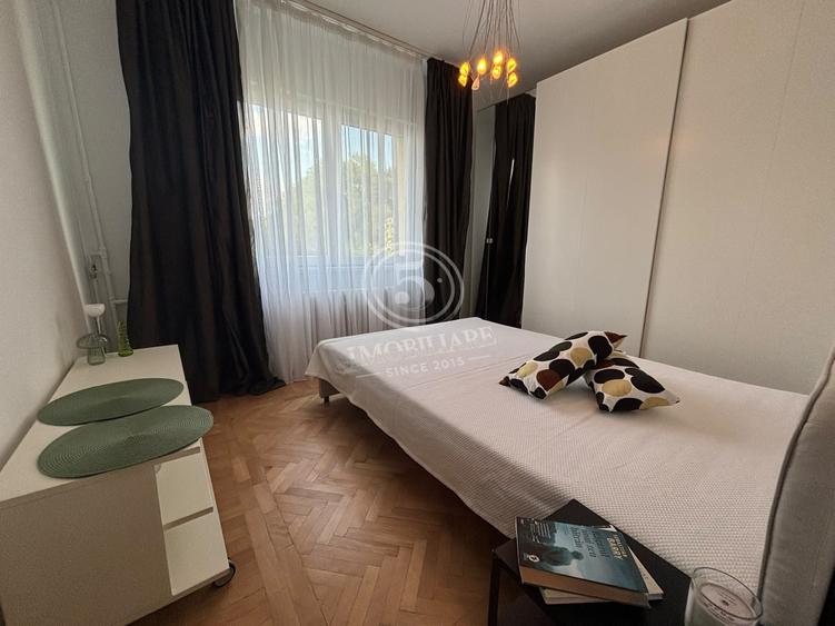 Apartament cu 2 camere semidecomandat, mobilat în Floreasca