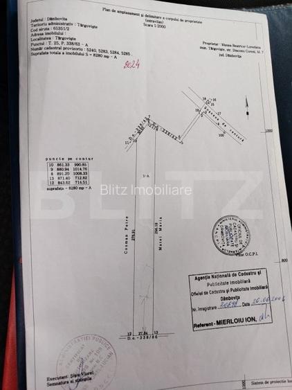 Teren INTRAVILAN 8280 mp, zona Laminorului