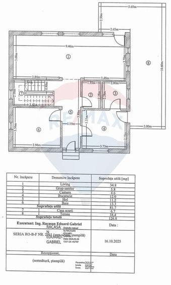 Casă individuală cu 6 camere cu Teren 459 Mp în Balotești